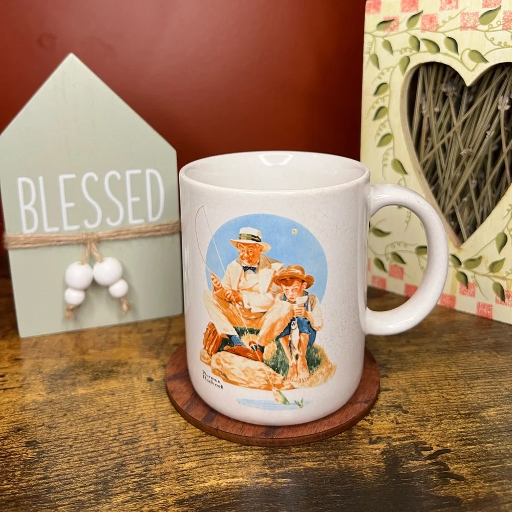 Set of 4 Vintage Norman Rockwell Collectors Mugs 1987 Museum Collections, Inc. - Picture 10 of 15